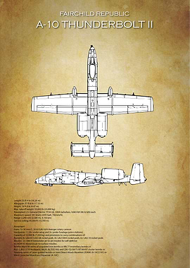 A-10 Thunderbolt II Technical Specs
