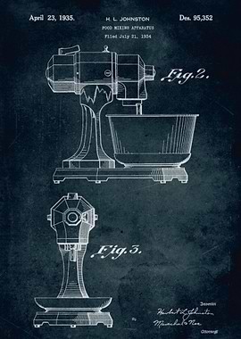 No246 - 1934 - Food mixing apparatus - Inventor H. L. J ...