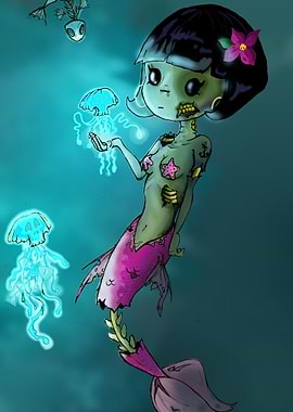 Zombie mermaid