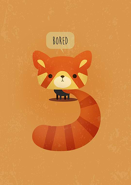 Bored Red Panda