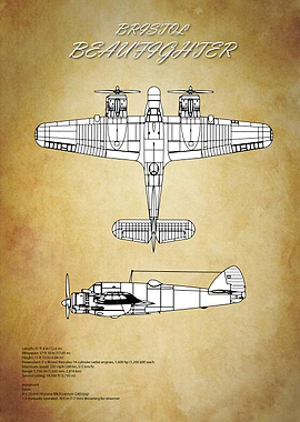 Bristol Beaufighter Blueprint