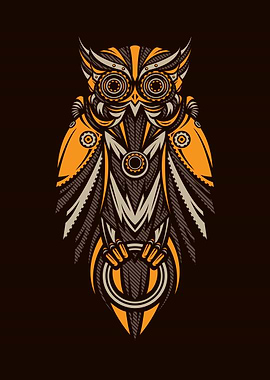 Steampunk Owl