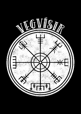Vegvisir Icelandic Runic Compass