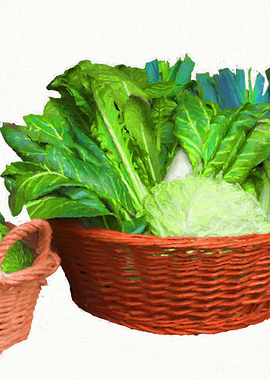 vegetables in the basket