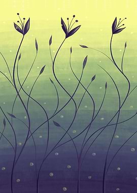 Algae Plants In Green Water