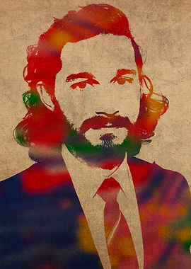 Shia Labeouf Watercolor Portrait