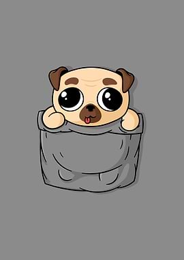 Cute Pocket Pug