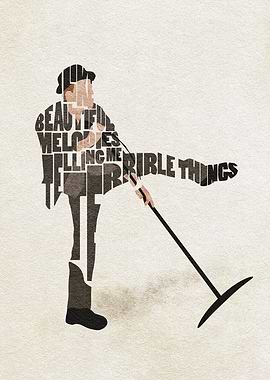 Tom Waits Typography