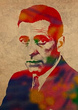 Humphrey Bogart Watercolor Portrait