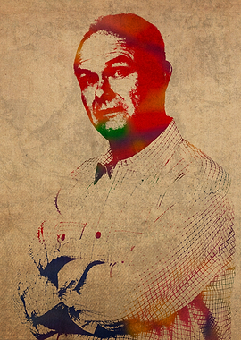 Red Forman Watercolor Portrait