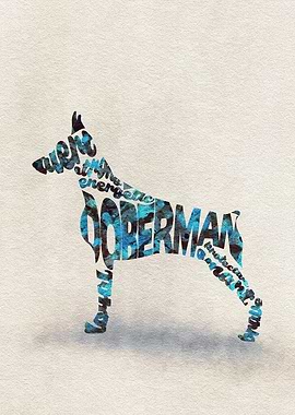 Doberman Pinscher Typo