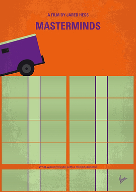 No851 My Masterminds minimal movie poster
