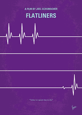 No841 My FLATLINERS minimal movie poster