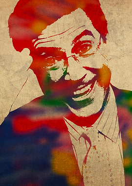 Stephen Colbert Watercolor Portrait