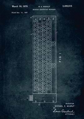 No317 - 1967 - Modular electrical keyboard