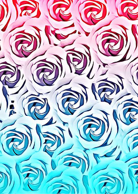 blooming rose pattern texture abstract background