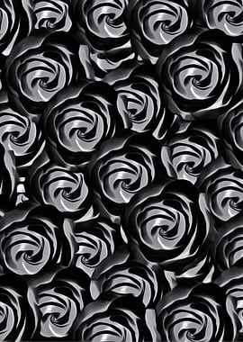 blooming rose pattern texture abstract background