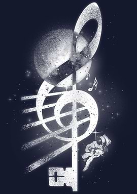 Space music violin key