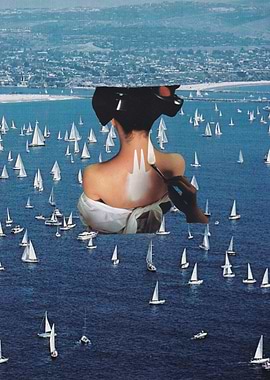 Sailing [collage]