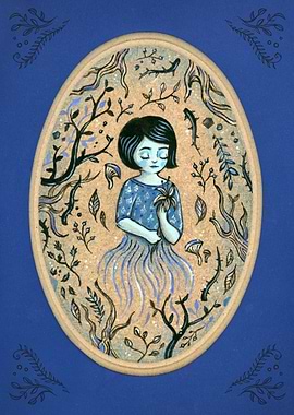 Hidden place - forest girl 1