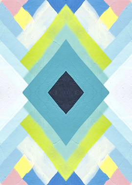 geometric color paint