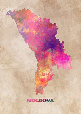 Moldova map
