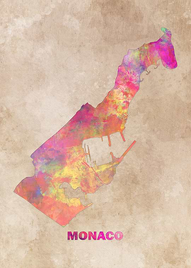 Monaco map
