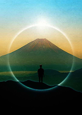 In Fron Of The Vocano