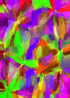 circle pattern abstract background in pink purple