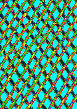 line pattern painting abstract background in blue