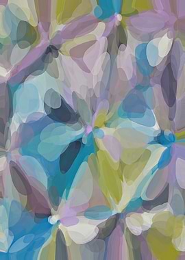 circle pattern abstract background in blue purple