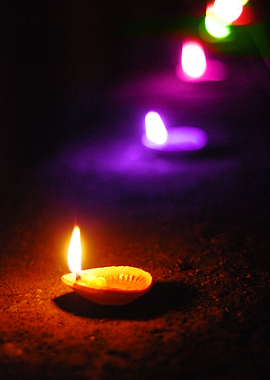Diwali diyas
