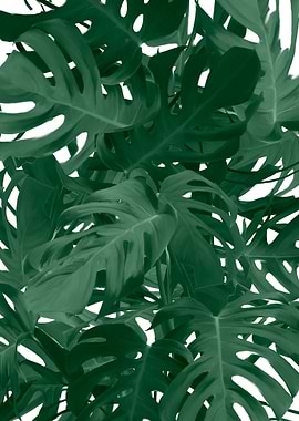 Monstera Jungle Painting