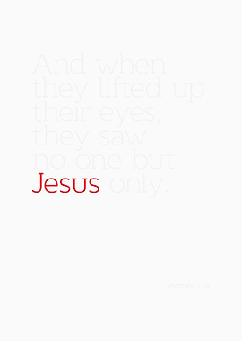 Matthew 17:8