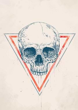 Skull in triangle II