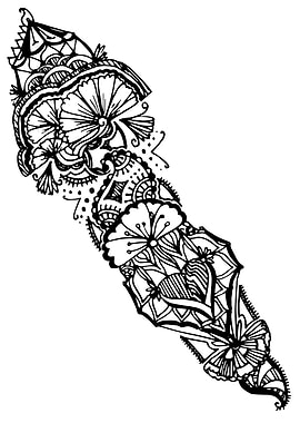 Strength - Asian Body Art