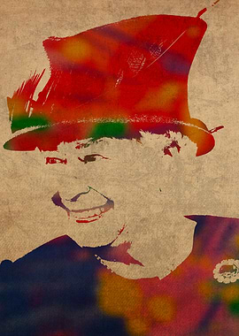 Queen Elizabeth Watercolor Portrait