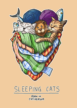 Sleeping Cats, born in the Cativersum