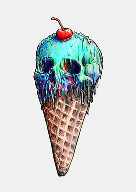 Ice Cream Skull