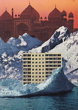 Penguin Village [collage]