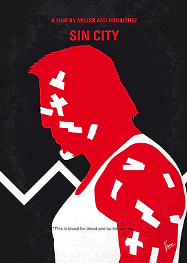 No304-1 My SIN CITY minimal movie poster