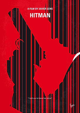No874 My Hitman minimal movie poster