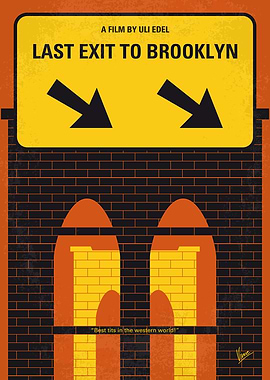 No879 My Last Exit to Brooklyn minimal movie poste