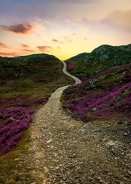 Sunrise at scottish island