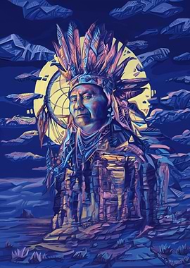 joseph nez perce-native portrait