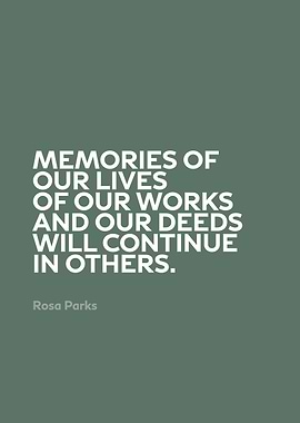 Inspirational Quote by Rosa Parks Series 016