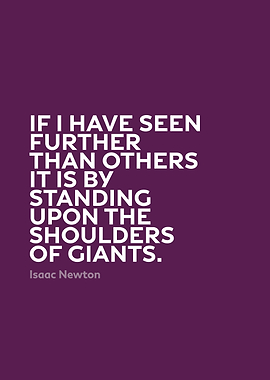 Inspirational Quote by Isaac Newton Series 007