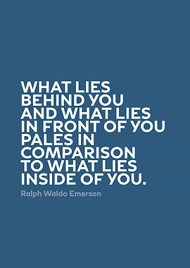 Inspirational Quote by Emerson Series 013