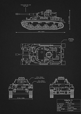 PzKpfw IV Ausf.G Blueprint