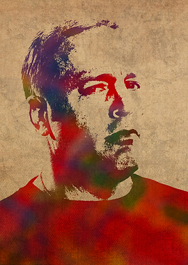 Kevin James Watercolor Portrait